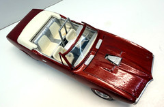 MPC 1:25 1967 Pontiac Firebird Convertible Screw Chassis J Browning Built Model