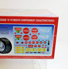 2020 AMT 1:25 Model Kit ’41 PLYMOUTH COUPE COCA COLA w bonus crates ~ NEW SEALED