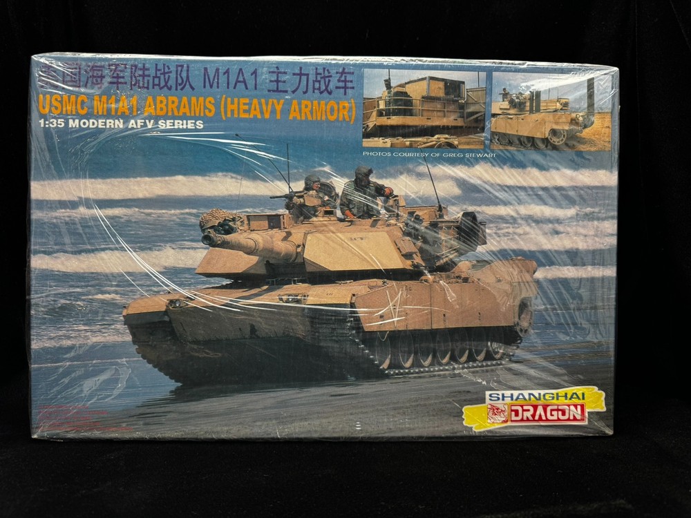Dragon USMC M1A1 Abrams Heavy Armor Tank 1:35 Scale Model Kit NIB