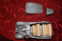 HUBLEY FORD 4 DOOR SEDAN 2 METAL MODEL KITS HOT ROD PARTS REPAIR 1:20 JUNKYARD
