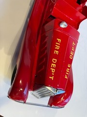 VINTAGE MARX 1930s RESTORED PRESSED STEEL FIRETRUCK