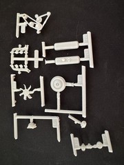 AMT 31850 70 Monte Carlo Lowrider Parts Bash Step 4B Engine Parts