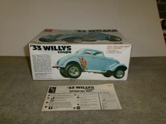 AMT 1/25 1933 WILLYS COUPE GASSER BUILT PLASTIC MODEL CAR KIT – NICE BUILD