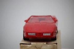 AMT/ERTL 1990 Corvette Convertible Bright red Promo Model 1:24 #6044