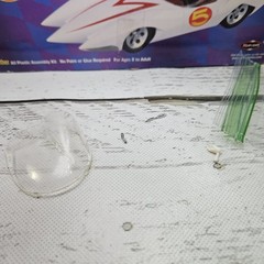 Polar Lights Speed Racer Mach 5 Race Car Model Kit 2000 Snap Together Unpainted