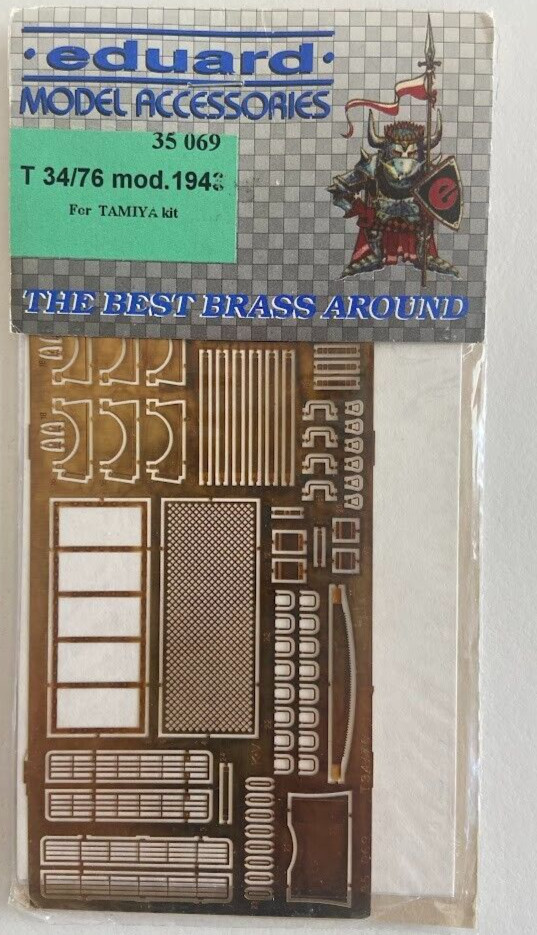 Eduard Model Brass Detail Kit T 34/76 mod 1943. – 35 069 Tamiya Kit NEW