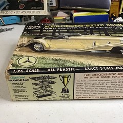 Jo-Han Classic 1934 Mercedes-Benz 500K Special Sports Roadster 1:25 Kit Open Box