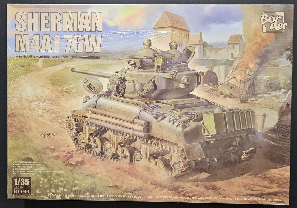 1/35 Border Models BT046: M4A1 76W Sherman Medium Tank