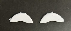 32 Ford 5 Window coupe INNER FENDERS 10 1560 Model Car Parts COMBINE PARTS