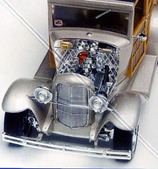 SMALL BLOCK FORD V8 ENGINE PARTS 30 WOODY STREET ROD – REVELL MODEL CAR KIT LOT