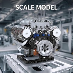 V8 Internal Combustion Ohc Engine Motor Working Model Haynes Kit New