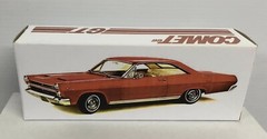 1966 Mercury Comet Cyclone GT Custom Made Dealer Promo Model BOX ONLY NO CAR
