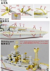 FS700078 USN Colorado Class Battleship BB-48 West Virginia 1941 Upgrade Set