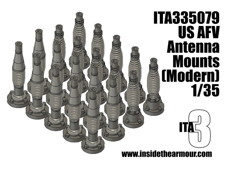 Inside the Armour 1/35 US Modern AFV Antenna Mounts