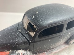 Built Car Model Ford custom display in plastic case