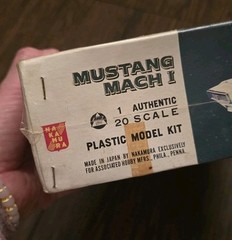 Nakamura AHM Ford Mustang Mach I Motorized Model Kit Factory Sealed NK1798