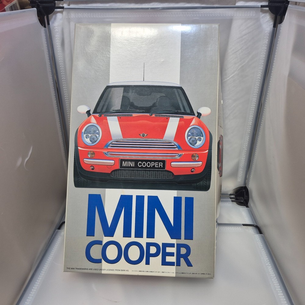 Fujimi 1/24 scale Mini Cooper plastic model kit made in Japan