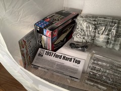 AMT/ERTL 1957 Ford Hard top New Open Box Parts In Factory Sealed Plastic Bags