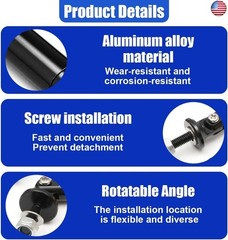 2PCS 8″-11″ Adjustable Splitter Strut Rods, Automotive Front Bumper Lip Support