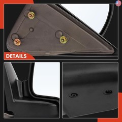 A-Premium Passenger Side Manual Door Mirror – Compatible with Chevy, GMC &