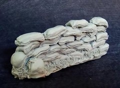 Diorama 1/35 Sandbag Walls Trench Bunker Tank Military Scene Display Props Model