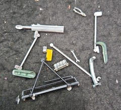 1957 Chevrolet 2 DR Hardtop 3 in 1 T-757-200 Kit Partially Assembled (2@342)