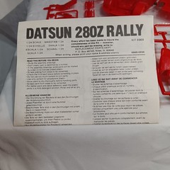 Monogram 1/24 DATSUN 280Z Rally Young Model Builders Kit No. 6969 Complete