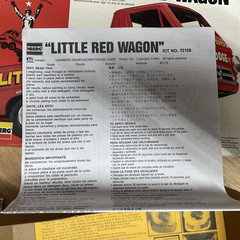 Lindberg Dodge Little Red Wagon Bill Maverick Golden Open Box Sealed Inside