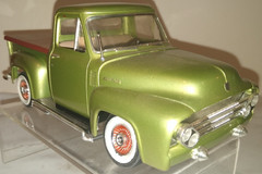 1953 AMT FORD F100 CUSTOM PICKUP TRUCK PROFESSIONAL BUILT MODEL KIT
