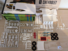 L@@K! **RARE *ORIGINAL VINTAGE AMT 1968 CHEVY SS 427 KIT **COMPLETE *SUPER NICE!