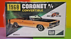 MPC 1968 Dodge Coronet Convertible w/Trailer 1/25 MPC978 Plastics Car/Truck