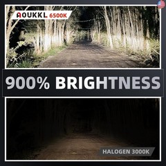 H13/9008 Light Bulbs,Super Bright 6500K Cool White, Direct Replacement for