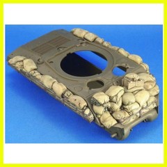 1/35 Scale Die-Cast Resin Model Assembled Kit Sherman M4A3 Sandbag Armor Set …