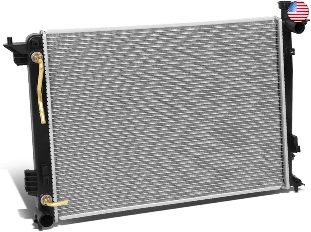 DNA Motoring OEM-RA-13150 Factory Style Direct Fit Aluminum Cooling Radiator