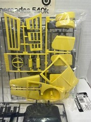 1/16 ENTEX #8501 1936 MERCEDES 540K MAHARAJA ROADSTER YELLOW UNBUILT MODEL KIT