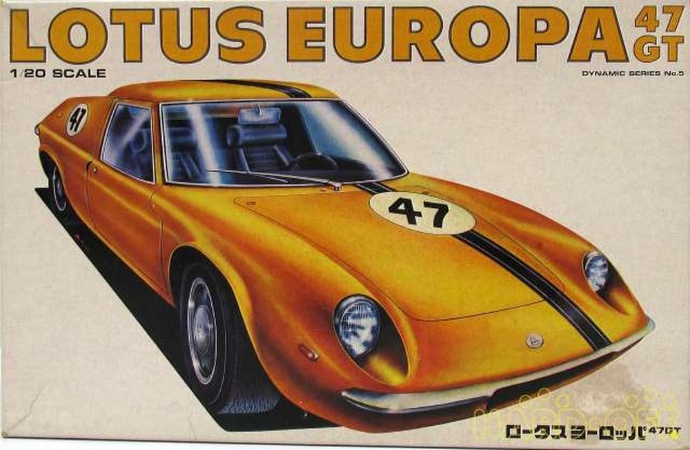 1 20 Lotus Europa Motorized 8076 BANDAI