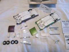 AMT 65 FORD GALAXIE 500 XL JUNKYARD MODEL KIT PARTS LOT #800