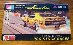 RARE JO-HAN AMERICAN MOTORS AMX JAVELIN PRO STOCK RACER 1/25 SCALE MODEL USA