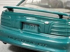 1/24 Scale 1994 Ford Mustang GT Model Car Kit GREEN Nicely Built 1/25 SN95 Fox