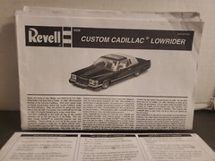 Revell Custom Cadillac Lowrider #4438 (Instructions Only) No Kit/ Parts