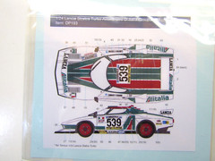 Decalpool 1/24 Lancia Stratos Turbo Alitalia Gr.5 ’77 Decal Sheet DP193 for Tami