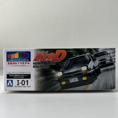 Unassembled Aoshima Pre-painted 1/24 Initial D Takumi Fujiwara AE86 Trueno