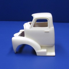 NB327 1:25 scale, Jimmy Flintstone 1950 Chevy 3100 resin Cab Over Truck Body