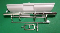 69 1969 Chevy Camaro Z28 1/12 Chrome Rear Bumper License Plate Valance 12812