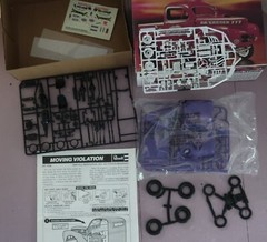 ‘41 Willys Gasser Pick-Up Vintage Drag car 1/25 Model Kit NOS 1997 open