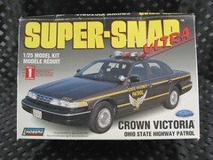 1997 Lindberg Super-Snap 72713 CROWN VICTORIA OHIO STATE HIGHWAY PATROL 1:25 NIB