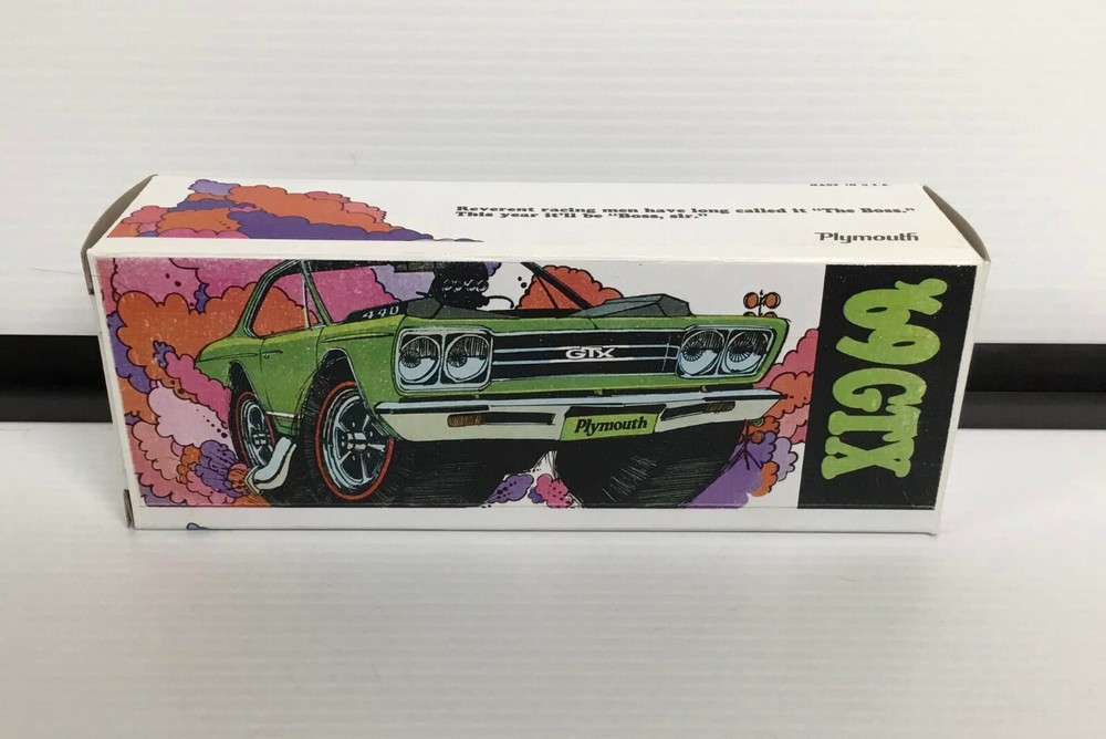 1969 Plymouth GTX The Boss Promo Model REPLICA BOX ONLY..NO CAR