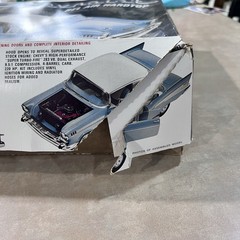 A1C 1957 Chevrolet Bel Air Hardtop Big 1/16 Model Kit AMT T841