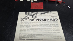 1932 PICK-UP ROD 32 FORD 1/32 Scale Model Kit with Spares 603-69