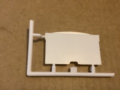 1 25 scale model parts Willys Drag Coupe Interior Rear Wall No Box